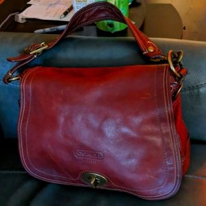 Coach Leather Shoulder Bag